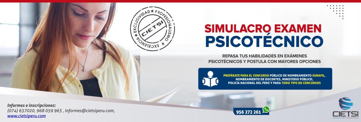 SIMULACRO EXAMEN PSICOTÉCNICO